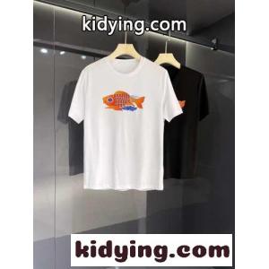 快適 通気 夏 トップス 半袖 ルイ・ヴィトン Tシャツ コピー 柔らかい シンプル クルーネック おしゃれ ホワイト ブラックkid26a0v4Hf