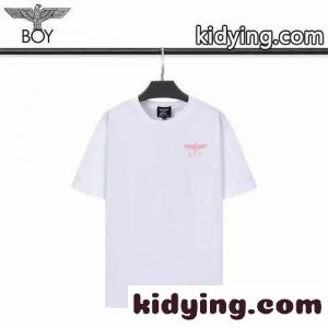 カジュアル おしゃれ トップス ボーイロンドン 半袖Tシャツ コピー ベーシック 春夏 定番 プリント クルーネックkid26neyqSv