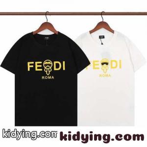 合わせやすい フェンディ スーパーコピー Tシャツ コピー 半袖 トップス カジュアル スタイリッシュ プリント クルーネックkid26PvuKjC