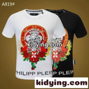 フィリッププレイン 半袖Tシャツ コピー快適 メンズ トップス お洒落 ストリート系 人気 クルーネックkid26zWjKDi