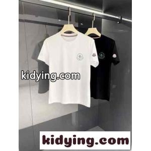 ベーシック おしゃれメンズ 半袖 トップス  モンクレール ブランド コピー tシャツ コピー 着心地いい 春夏 定番 新作 ホワイト ブラックkid26jiqyGz