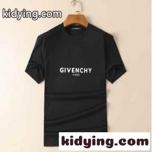 高品質 着心地いい 春夏 半袖 トップス ジバンシィ ブランド コピー Tシャツ コピー クルーネック プリント 合わせやすい メンズ ブラックkid26ee4Xze