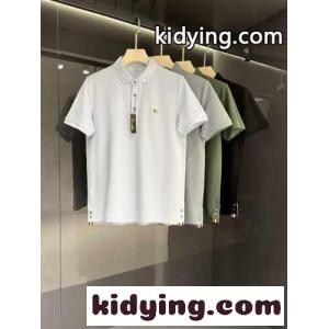 4色あり 合わせやすい トムブラウン スーパーコピー tシャツ コピー メンズ 快適 半袖 トップス シンプル ポロシャツ お洒落 定番kid26TD0Tju