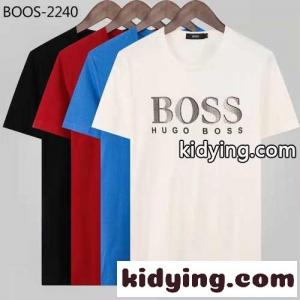 シンプル ロゴ 着心地いい クルーネック 4色あり カジュアル ヒューゴ・ボス tシャツ コピー 半袖 トップスkid26DqOjyq