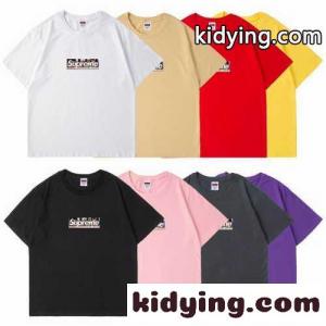 おしゃれ 人気  ロゴ ユニセックス クルーネック 定番 カジュアル シュプリーム ブランド コピー tシャツ コピー 全8色 ゆったりkid26HHbWTv