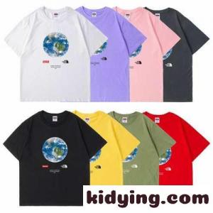 全8色 ゆったり ユニセックス クルーネック 定番 カジュアル シュプリーム スーパーコピー tシャツ コピー おしゃれ 人気kid265H9Hzi