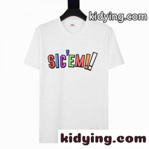 春夏 定番 おしゃれ 合わせやすい 人気  ストリート プリント カジュアル シュプリーム コピー tシャツ コピー シンプルkid26z4j8Tf
