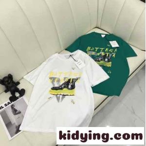 プリント クルーネック 春夏 ボッテガヴェネタ コピーブランド 半袖tシャツ コピー 可愛い レディース トップス 人気 新作kid26GTva4v