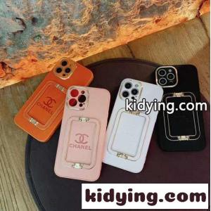 シンプル 人気 スタンド機能 4色あり iPhone13カバー ロゴ シャネル ブランド コピー アイフォンケース コピー 全面保護kid260jKfui