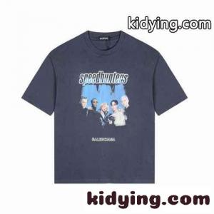 定番 クルーネック プリント バレンシアガ スーパーコピー 半袖tシャツ コピー カジュアル 合わせやすい 春夏 トップスkid26uWXveq