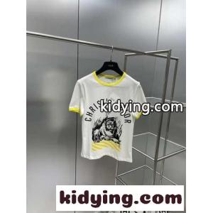 新作 おしゃれ プリント クルーネック レディース クリスチャン・ディオール コピー Tシャツ コピー 半袖 春夏 人気kid264TrCGb