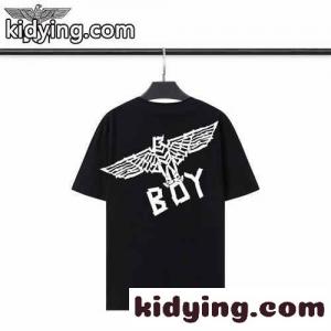 春夏 トップス 定番 着心地いい 柔らかい ボーイロンドン 半袖Tシャツ コピー クルーネック 合わせやすい ブラックkid26r8j8nq