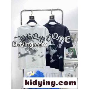 着心地いい 春夏 定番 クルーネック カジュアル 合わせやすい プリント クロムハーツ コピー 半袖Tシャツ コピーkid268bWrmi