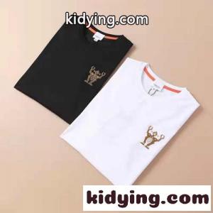 春夏 定番 クールネック ロゴ ドルチェ&ガッバーナ コピー Tシャツ コピー メンズ 柔らかい 着心地いい 合わせやすいkid268PP5ne