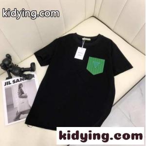 ベーシック 高級感 春夏 新作 合わせやすい ラウンドネック 半袖 ボッテガヴェネタ コピー tシャツ コピー レディースkid26aye85n