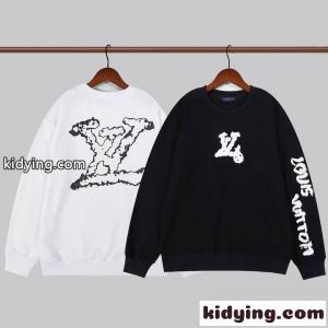 ゆったり 着心地いい クールネック プルオーバー 長袖 ルイ・ヴィトン Tシャツ コピー カジュアル おしゃれkid26OLDKfe