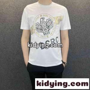 カジュアル 個性 柔らかい クールネック 半袖 ボーイロンドン Tシャツ メンズ コピー 春夏 おしゃれ ホワイト ブラックkid26TTHHTf