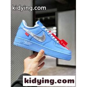 OFF-white スーパーコピー X Air Force 1 オフホワイト スーパーコピー スニーカー コピー メンズ 人気 カジュアル おしゃれ 合わせやすい ブルーkid261b4H9f