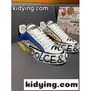 ロゴ プリント おしゃれ 目を惹くデザイン カジュアルジューズ ドルチェ&ガッバーナ コピー メンズ コピー スニーカーkid26qCG5Dy