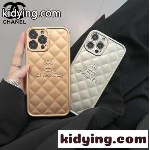 シンプル 無地 キルティング  スマホケース シャネル コピー アイフォンケース コピー シルバー ゴールドkid26fquC0r