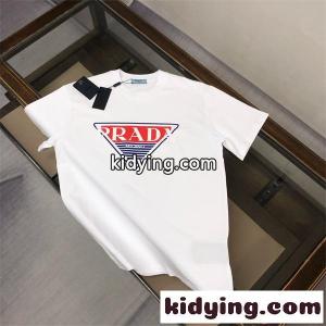 prada コピー プラダ コピー コピー 売れ筋急伸 ホワイト モダンスタイル トレンド 半袖Tシャツkidying268fKnue