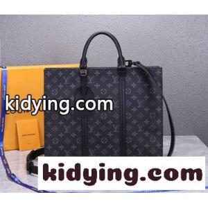 トップレベルのオリジナル ルイヴィトン コピーブランド バッグの種類 コピー Sac Plat Horizontal ZippéブリーフケースはMonogram Eclipse帆布と皮革を取材しますkid26XTbOra