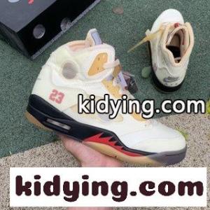 ​特給版LJR製 工場材料Air Jordan 5 X Off-white スーパーコピー AJ5 白蝉翼ow連名型 オフホワイト スーパーコピー 新作 シューズ コピーkid26G5P5vq