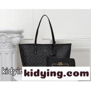 coach コピーブランド/コーチ コピーブランドの新型PVCヘッドコート牛革両面トートtote女包子母包 コーチ コピーブランドバッグ 郵送コピー 1包両用は超お得ですkid26jW1f0r