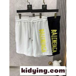 合わせやすい 定番 快適 ロゴ バレンシアガ コピー パンツ コピー メンズ ショートパンツkid268LL9nC