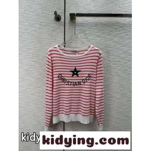 カジュアル 春夏 長袖 ニット トップス クリスチャン・ディオール スーパーコピー ニット コピー レッドkid26fGn41r