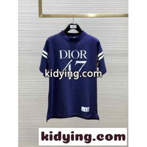 人気 カジュアル ロゴ 半袖Tシャツ クリスチャン・ディオール コピーブランド Tシャツ コピー ネイビーkid26TzqKPj