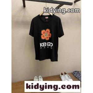 ユニセックス 快適 コットン 半袖Tシャツ ケンゾー Tシャ...
