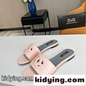 スライドサンダル カーフスキン DGロゴ ドルチェ&ガッバーナ コピー サンダル コピー ピンクkid260zWrua