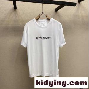 シンプル ロゴ プリント クルーネック ジバンシィ コピー Tシャツ コピー 半袖 トップスkid26HbCCim