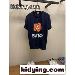 ユニセックス 快適 コットン 半袖Tシャツ ケンゾー Tシャ...