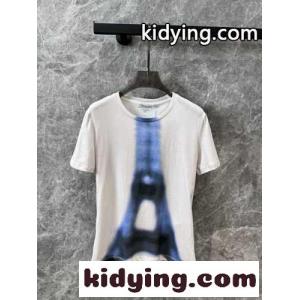 おしゃれ プリント コットン 半袖Tシャツ クリスチャン・ディオール コピー Tシャツ コピー ホワイトkid26emSbCC