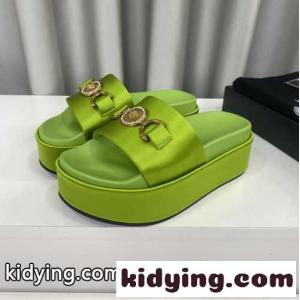 メデューサ プラットフォームサンダル 厚底 ヴェルサーチ ブランド コピーェ サンダル コピー グリーンkid268HfGje