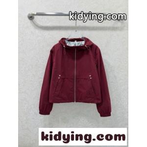 カジュアル フーデッド ブルゾン クリスチャン・ディオール ブランド コピー ジャケット 偽物 ボルドーkid26TjKDii
