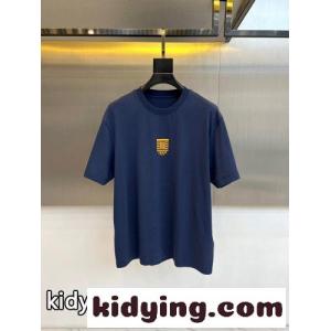 カジュアル 洗練された ロゴ刺繍 半袖Tシャツ フェンディ コピー Tシャツ 偽物 ブルーkid26T9z8Pf