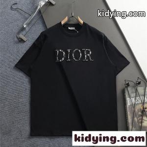 話題沸騰 ブラック 高級感演出 モードカジュアル 半袖Tシャツ dior コピー ディオール コピー コピーkidying26b05fKz