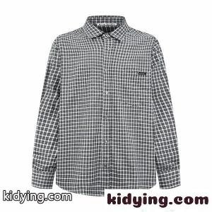 定番 格子柄 アクネ ストゥディオズ シャツ 長袖 ホワイトブラック クラシック ACNE STUDIOS スーパーコピーkidying26ai01re