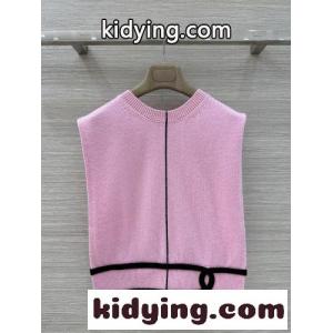 ベスト風 カシミアウォーマー シャネル スーパーコピー ニット コピー 合わせやすい ピンクkid26Pbyimu