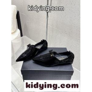パテントレザー リボン フラットシューズ シャネル スーパーコピー シューズ スーパーコピー ブラックkid26aWnSni