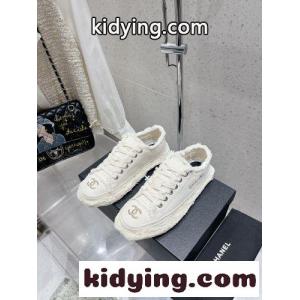 キャンバス フリンジ ローカットスニーカー シャネル コピー スニーカー コピー アイボリーkid26nu4H1b