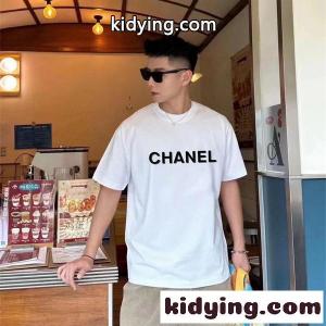 chanel コピー 半袖Tシャツ プリント シャネル コピー スーパーコピー モード系 洗練デザイン カジュアル 上品 人気kidying268L1jSz