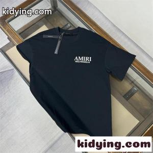 半袖Tシャツ プリント モダン アミリ コピー カジュアル 洗練 大人 夏トップス AMIRIkidying26zG1f0z