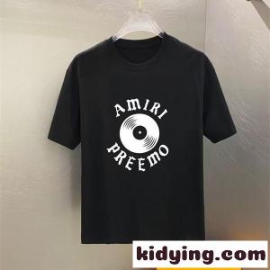 アミリ 偽物 半袖Tシャツプリント 個性派 ストリート インパクト カジュアル 夏トップス AMIRIkidying26yq0DGn