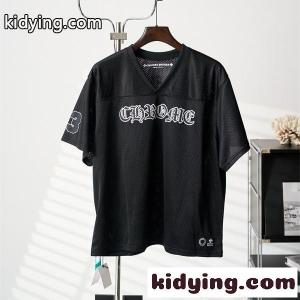 クロムハーツ コピー コピー 半袖Tシャツ ロゴプリント 通気性 CHROME hearts コピー 軽量 ストリート系 夏トップスkidying265reiqa