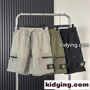 ショートパンツ ナイロン素材 ストーンアイランド コピー 軽量仕様 ジップ スポーツ 夏快適 ストーンアイランド コピーkidying26qqe0Pb