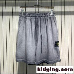 ハーフパンツ スウェット STONE ISLAND リラックス ドローストリング 柔らか ストーンアイランド 偽物kidying26XPjaGf